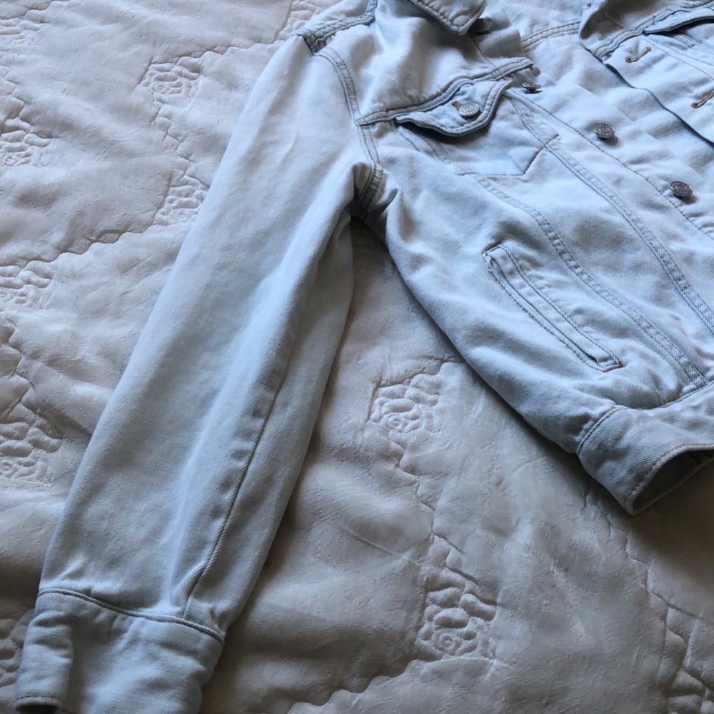100% Cotton Refurbished Jean Jacket Anime! - Picture 10 of 11